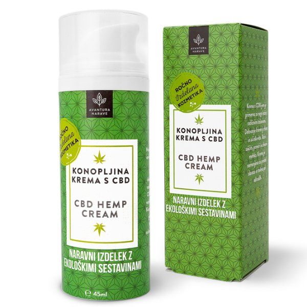 Konopljina krema s CBD - 45 ml